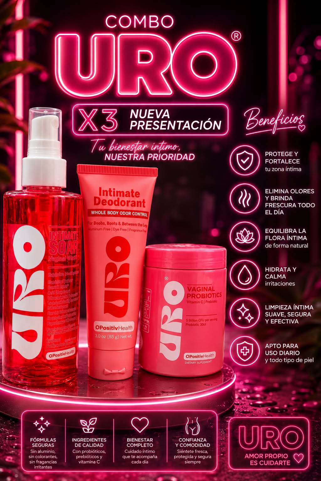 💕 Combo URO x3  💕